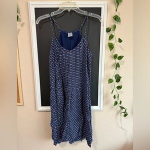 Time and Tru Blue Midi Dress